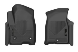 Chevrolet Tahoe Floor Mats - Front - Husky Liners - X-act Contour - Black - `21-`23